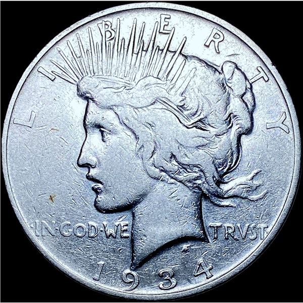 1934-D Silver Peace Dollar LIGHTLY CIRCULATED