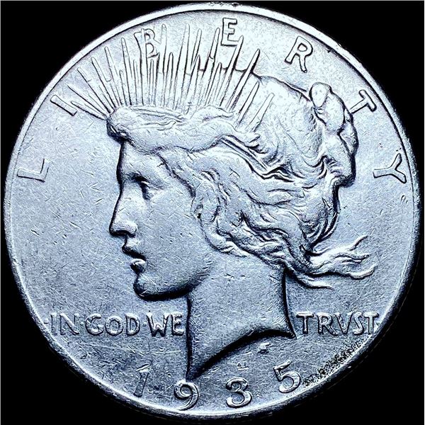 1935-S Silver Peace Dollar LIGHTLY CIRCULATED
