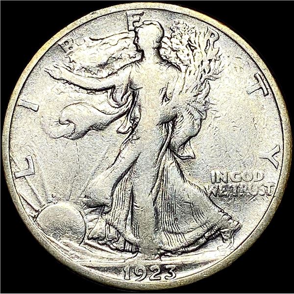 1923-S Walking Liberty Half Dollar LIGHTLY CIRCULATED