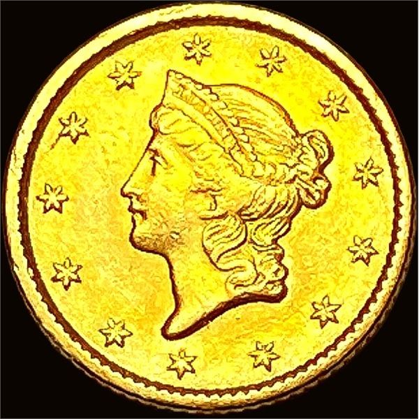 1851 Gold $1 Liberty Head CHOICE BU