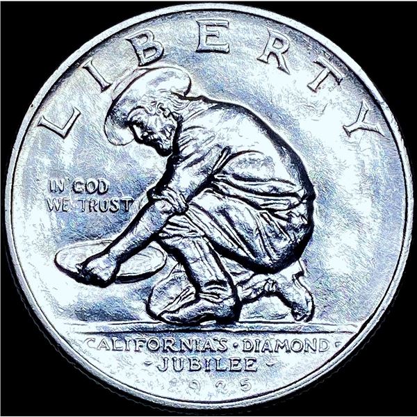 1925-S Silver California Jubilee Half Dollar UNCIRCULATED