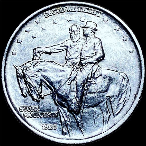 1925 Silver Stone Mountain Half Dollar UNCIRCULATED