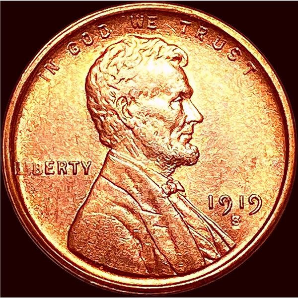 1919-S Lincoln Wheat Cent CHOICE BU