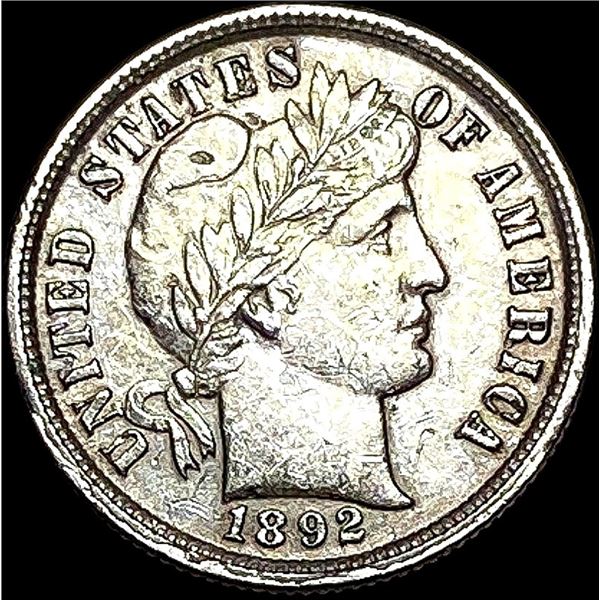 1892 Silver Barber Dime UNCIRCULATED