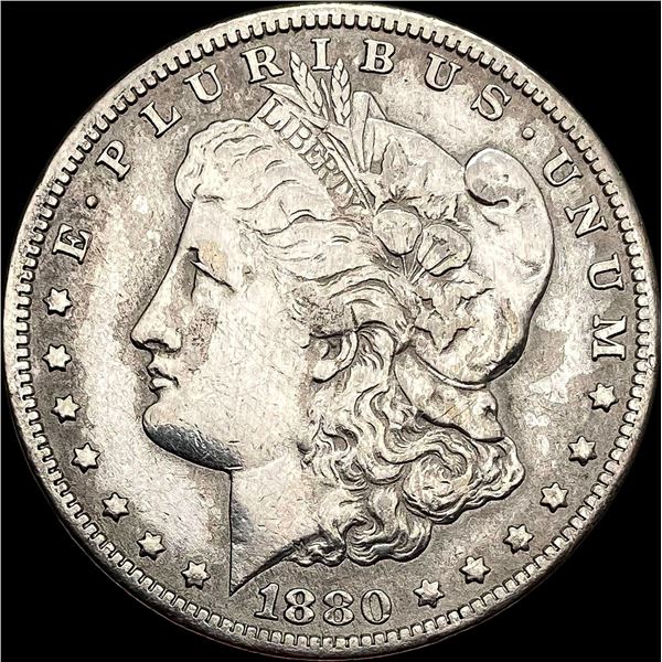 1880-CC Morgan Silver Dollar LIGHTLY CIRCULATED