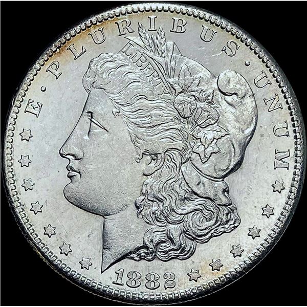 1882-S Morgan Silver Dollar GEM BU