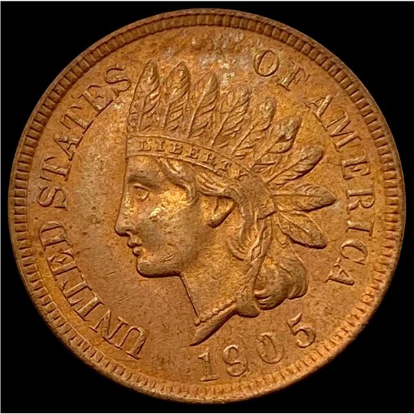 1905 RED Indian Head Cent UNCIRCULATED