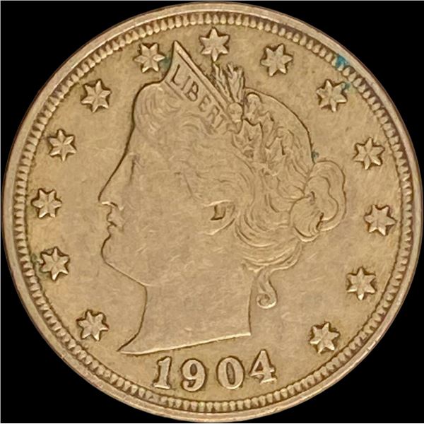 1904 Liberty Victory Nickel LIGHTLY CIRCULATED