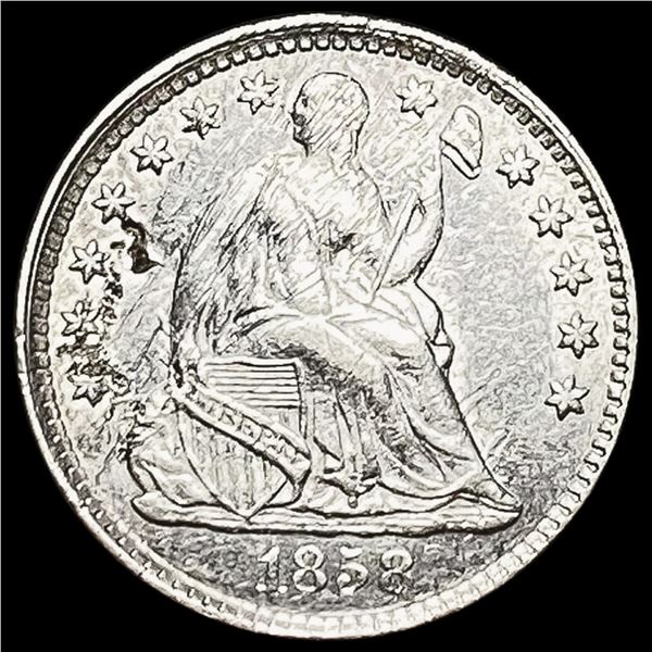 1858 Seated Liberty Half Dime CLOSELY UNCIRCULATED
