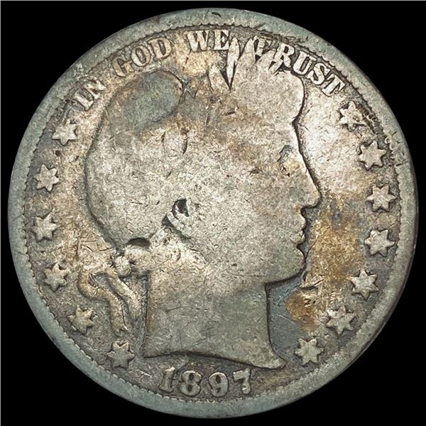 1897-O Barber Half Dollar NICELY CIRCULATED