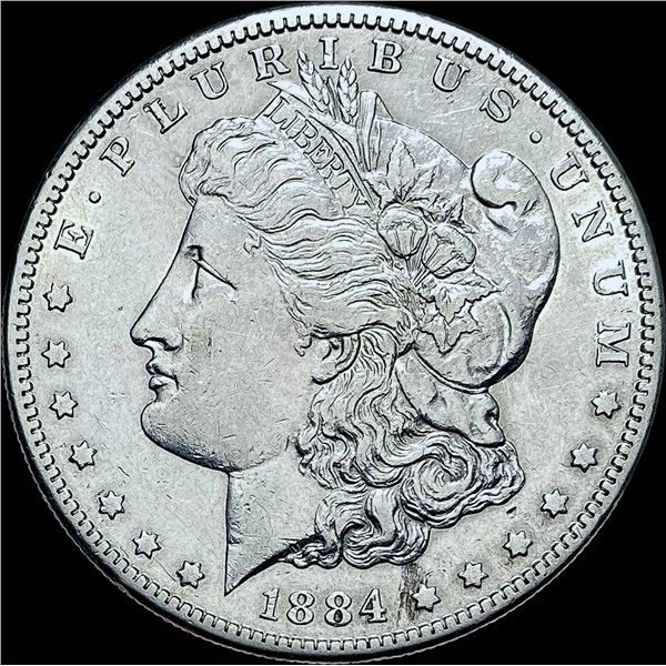 1884-S Morgan Silver Dollar CHOICE AU