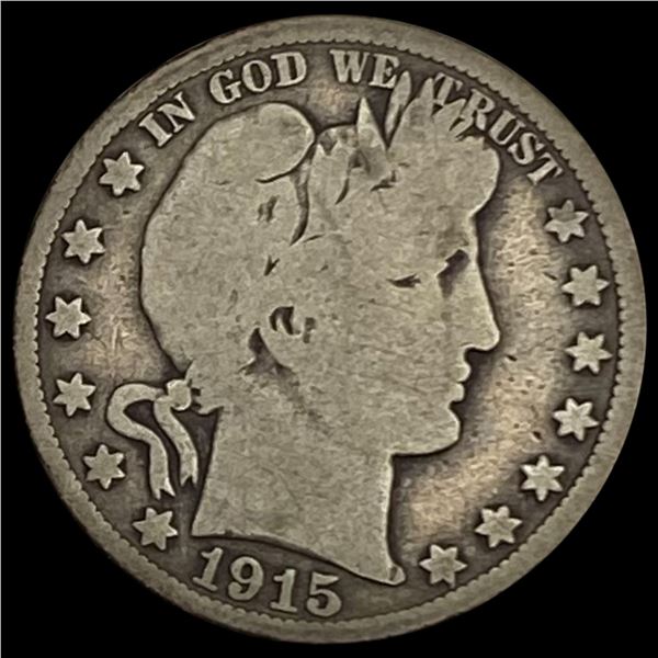 1915 Barber Half Dollar NICELY CIRCULATED NICELY CIRCULATED