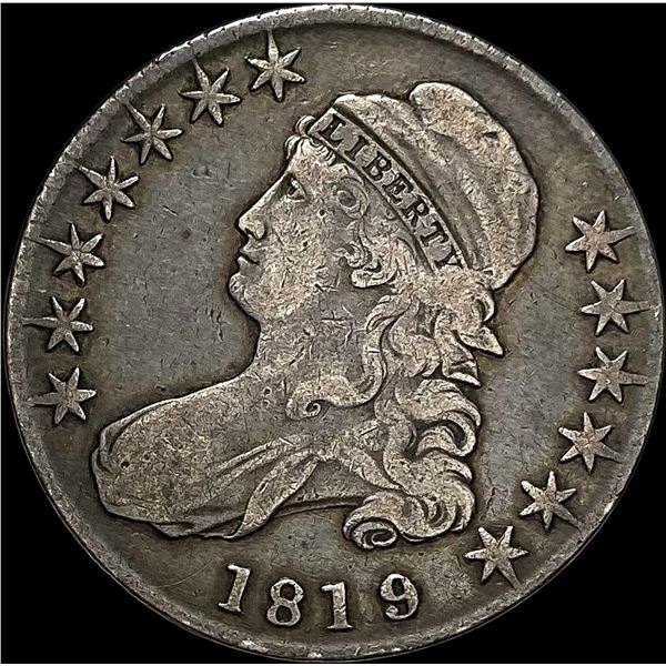 1819 Capped Bust Half Dollar NICELY CIRCULATED