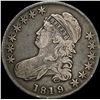 Image 1 : 1819 Capped Bust Half Dollar NICELY CIRCULATED