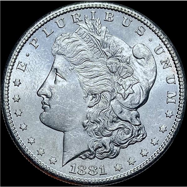 1881-S Morgan Silver Dollar GEM BU