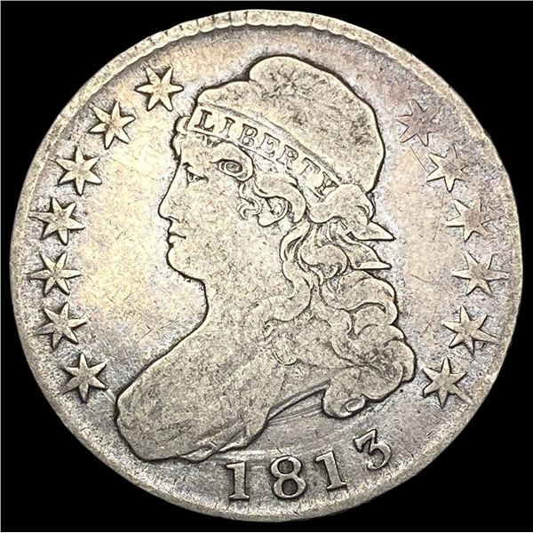1813 50/UNI Capped Bust Half Dollar CIRC