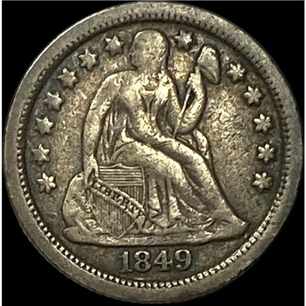 1849-O Seated Liberty Dime LIGHTLY CIRCULATED