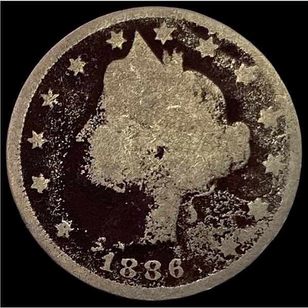 1886 Liberty Victory Nickel NICELY CIRCULATED