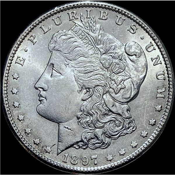 1897-S Morgan Silver Dollar CHOICE BU