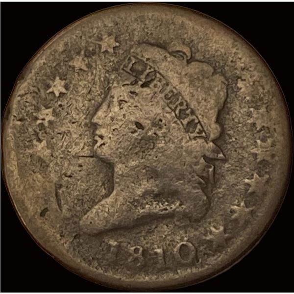 1810 Classic Head Large Cent NICELY CIRCULATED