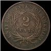 Image 2 : 1867 Two Cent Piece LIGHTLY CIRCULATED