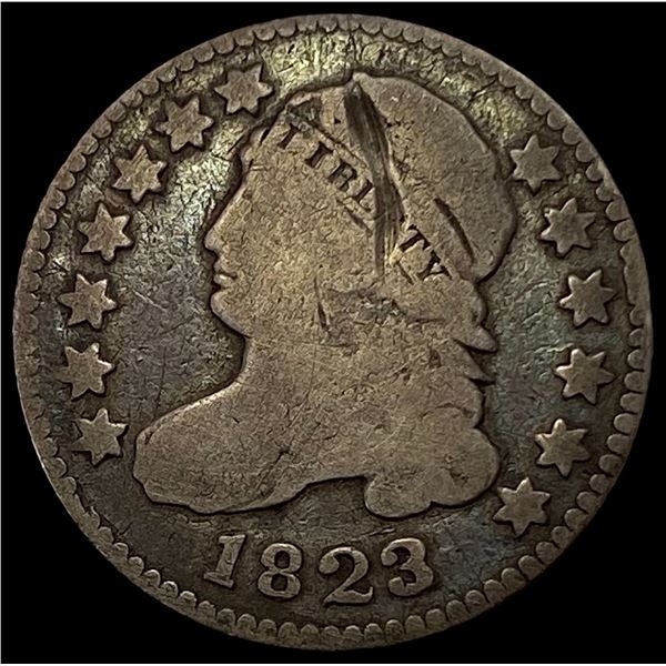 1823 Capped Bust Dime NICELY CIRCULATED