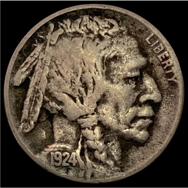 1924-S Buffalo Nickel LIGHTLY CIRCULATED