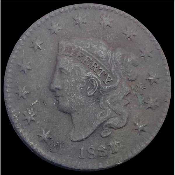 1831 Coronet Head Large Cent NICELY CIRCULATED