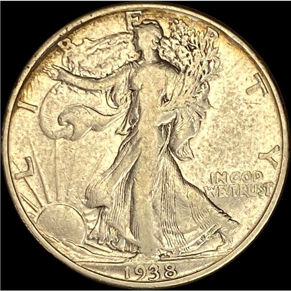 1938-D Walking Liberty Half Dollar LIGHTLY CIRCULATED