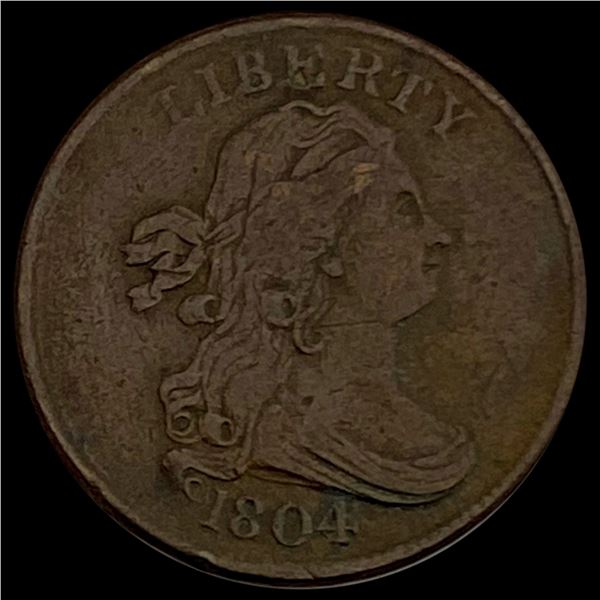 1804 Draped Bust Half Cent LIGHTLY CIRCULATED LIGHTLY CIRCULATED