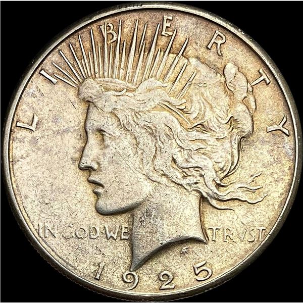 1925-S Silver Peace Dollar NEARLY UNCIRCULATED