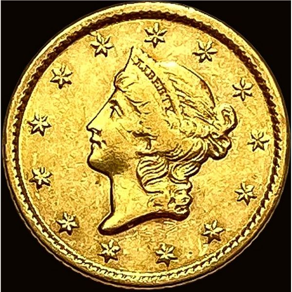 1849 Rare Gold Dollar CLOSELY UNCIRCULATED