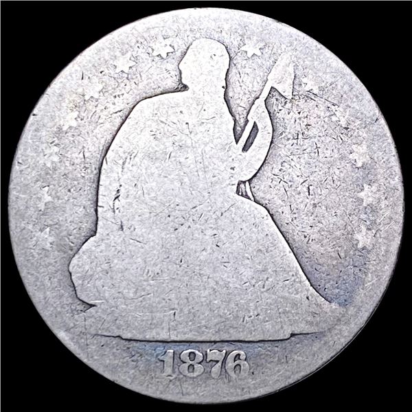 1876-CC Seated Liberty Half Dollar NICELY CIRCULATED