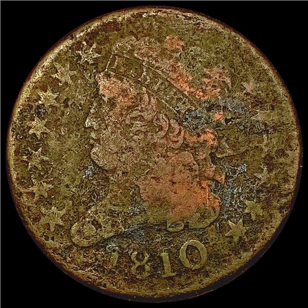 1810 Classic Head Half Cent NICELY CIRCULATED