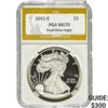 Image 1 : 2012-S Silver Eagle PGA MS70 Proof