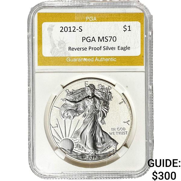 2012-S Silver Eagle PGA MS70