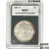 1881-S Morgan Silver Dollar  MS67