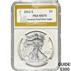 Image 1 : 2012-S Silver Eagle PGA MS70 Rev Proof