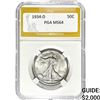 1934-D Walking Liberty Half Dollar PGA MS64