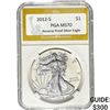 Image 1 : 2012-S Silver Eagle PGA MS70 Rev Proof