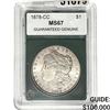 Image 1 : 1878-CC Morgan Silver Dollar  MS67