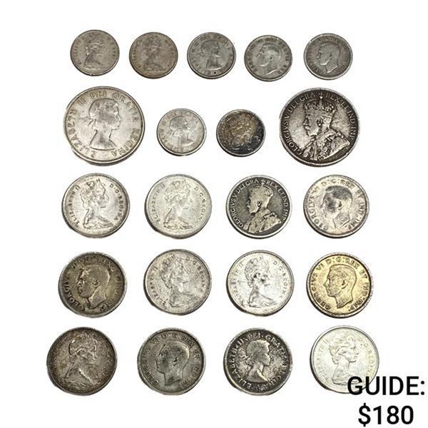 1917-1968 Canadian Silver Varied Coins