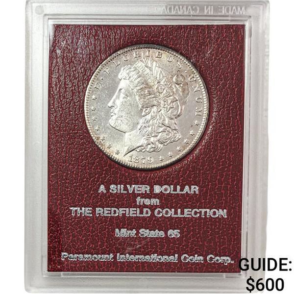 1879-S Morgan Silver Dollar REDFIELD MS65