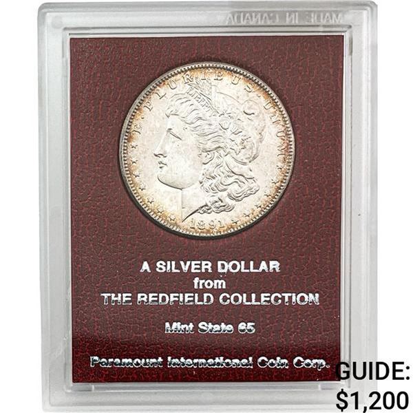 1891-S Morgan Silver Dollar REDFIELD MS65