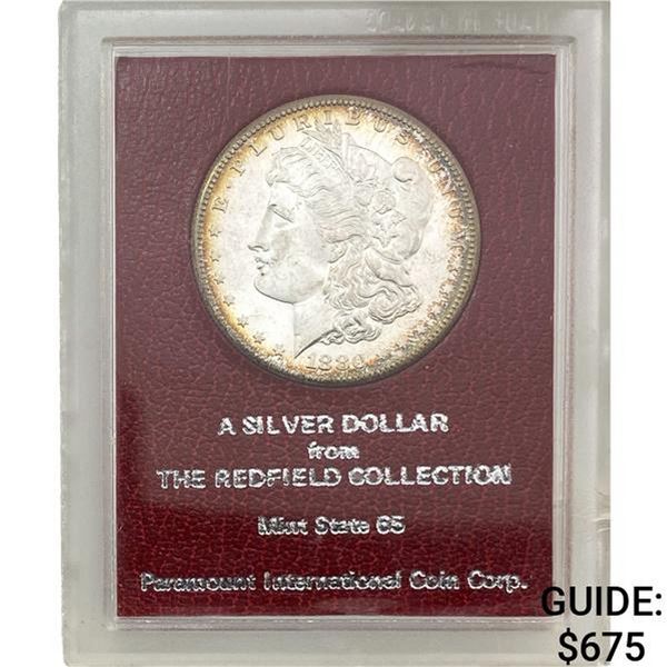 1880-S Morgan Silver Dollar REDFIELD MS65