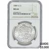 Image 1 : 1889-S Morgan Silver Dollar NGC MS64