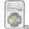 Image 1 : 1928 Silver Peace Dollar NGC MS62