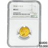 Image 1 : 1914-D $2.50 Gold Quarter Eagle NGC MS61