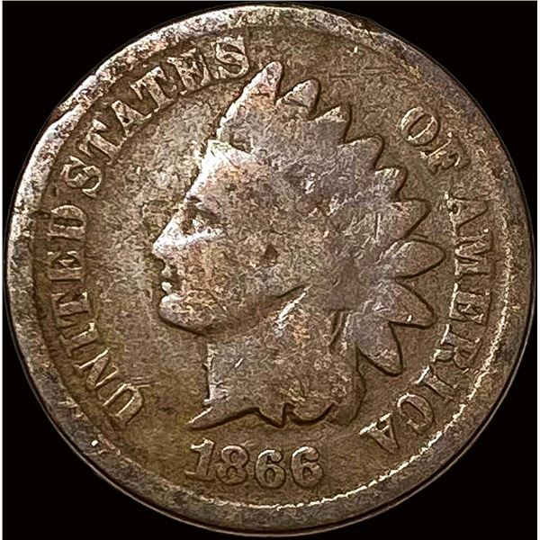 1866 Indian Head Cent LIGHTLY CIRCULATED