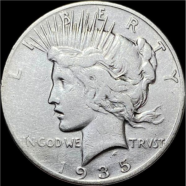 1935-S Silver Peace Dollar LIGHTLY CIRCULATED